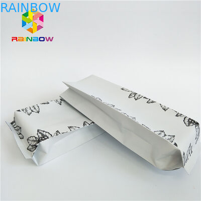 คราฟท์ด้านเป้าเสื้อกางเกงลุกขึ้นยืนถุงกาแฟถุงพลาสติกปิดผนึกพิมพ์แบบกำหนดเอง