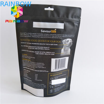 อาหารเกรดพลาสติกถุงบรรจุภัณฑ์แมตต์สีดำพื้นผิวถุงกาแฟ Ziplock FDA ทำเครื่องหมาย