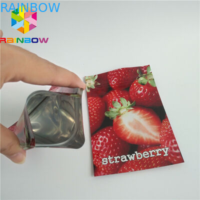 บรรจุภัณฑ์ถุงพลาสติกพิสูจน์กลิ่นบรรจุภัณฑ์ Ziplock Mylar ผนึก CBD กัญชาบรรจุภัณฑ์วัชพืช