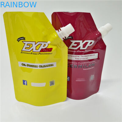 BPA ฟรีหน้ากากผมพลาสติกถุงพวยบรรจุภัณฑ์กาแฟ Liquiddrink ยืนขึ้นถุง