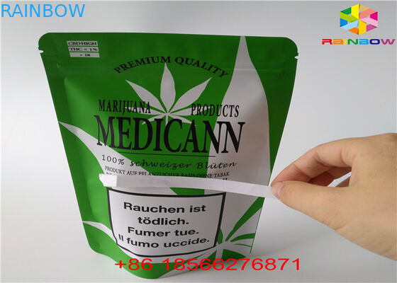 CBD GUMMIES บรรจุภัณฑ์ถุงพลาสติกพร้อมหน้าต่างซองอลูมิเนียมลามิเนตซองกันความร้อนถุงซิปใส่อาหารฟอยล์ถุงโพลี