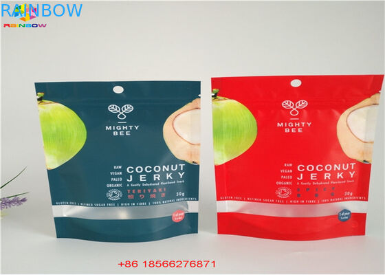 ซิปหลักฐานเด็กซิปอลูมิเนียมยืนขึ้นกระเป๋า CBD / บรรจุหีบห่อสำหรับผงน้ำตาล
