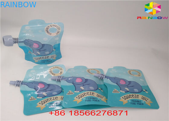 Reuse Liquid Spout Bags, Stand Up Pouches พร้อม Cap Doypack Foil Juice Spout