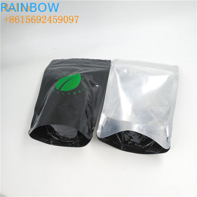 โฮโลแกรมถุงพลาสติกบรรจุภัณฑ์กาแฟ Eco ถุงอาหารที่มีด้านเดียวที่ชัดเจน