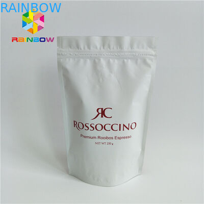 เกรดดีที่กำหนดเองพิมพ์ Stand Up Pouches Valve ทักษะการพิมพ์การปั๊มร้อนของ SGS