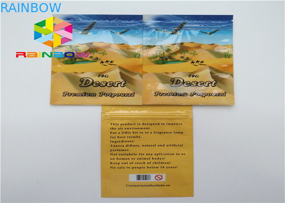 ถุงธูปสมุนไพรถุงพลาสติกบรรจุภัณฑ์ Kratom กระเป๋ายาพลังงานซิปล็อค