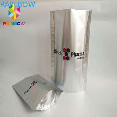 ถุงบรรจุภัณฑ์ฟอยล์อลูมิเนียมผนึกลามิเนต Stand Up กระเป๋าซิปอาหารเกรด