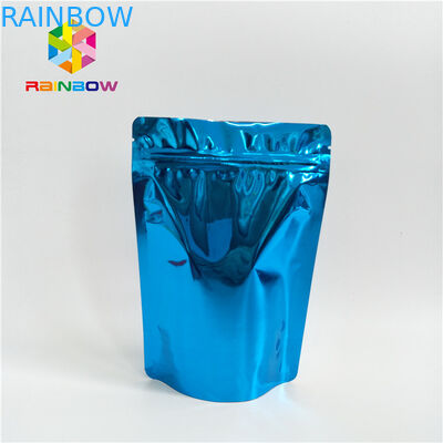 อาหารเกรดกำหนดเองพิมพ์ Stand Up Pouches พิมพ์อลูมิเนียมฟอยล์กลิ่นหลักฐาน Ziplock