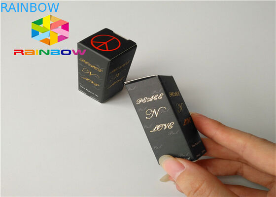 กล่องกระดาษพิมพ์ลายนูนบรรจุภัณฑ์สินค้าขนาดเล็กที่มีหน้าต่าง