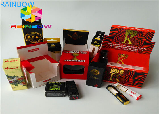 ปรับแต่งโลโก้กล่องกระดาษบรรจุภัณฑ์ฟอยล์มันวาวบรรจุภัณฑ์กระดาษเครื่องสำอางวัสดุรีไซเคิล