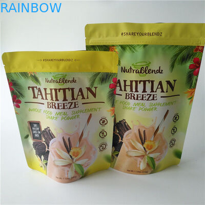 Doypacks Mylar บรรจุถุงขนม, อลูมิเนียมฟอยล์ลุกขึ้นยืนถุง Ziplock สำหรับผลไม้แห้ง