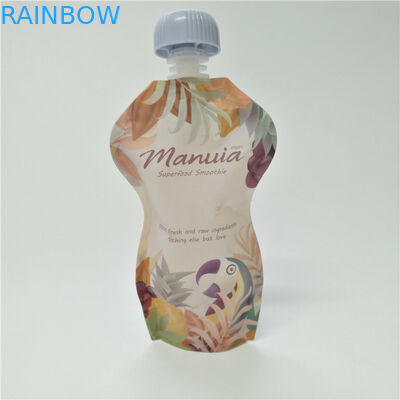 พวยพิมพ์แบบกำหนดเองกระเป๋าบรรจุภัณฑ์เด็กปลอดภัยฝาอาหารเด็กนำมาใช้ใหม่กระเป๋า