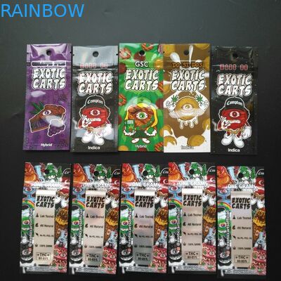 บรรจุภัณฑ์ธูปสมุนไพรเด็ก Childproof พิมพ์โฮโลแกรมดิจิตอลยืนถุงพลาสติก