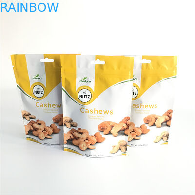 บรรจุภัณฑ์ถุงพลาสติกพิมพ์แบบกำหนดเองยืนถุงซิปด้วยวาล์ว Degassing ทางเดียว