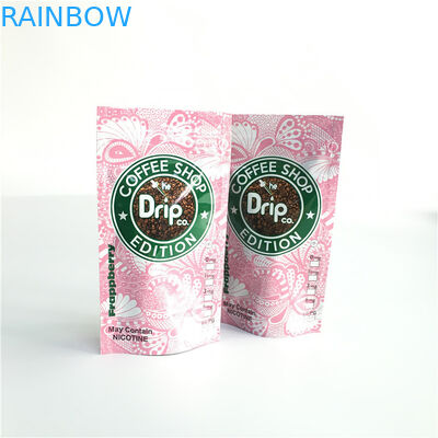 บรรจุภัณฑ์ถุงพลาสติกพิมพ์แบบกำหนดเองยืนถุงซิปด้วยวาล์ว Degassing ทางเดียว