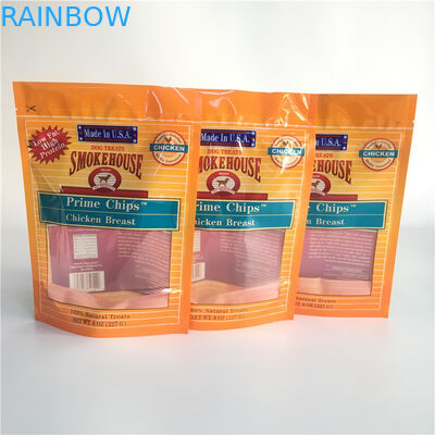 บรรจุภัณฑ์ถุงพลาสติกพิมพ์แบบกำหนดเองยืนถุงซิปด้วยวาล์ว Degassing ทางเดียว