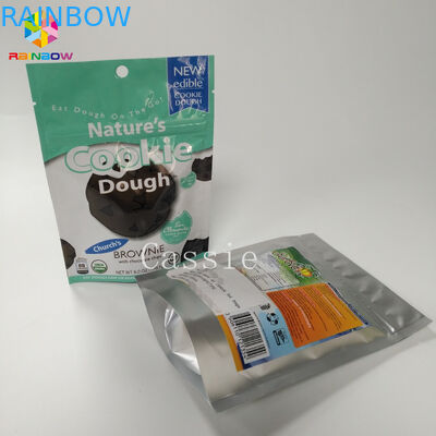 Ziplock Snack Bag Packaging บรรจุภัณฑ์อาหาร Stand Up Pouch อลูมิเนียมฟอยล์