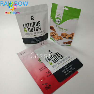 เครื่องทำความร้อนด้วยตนเองขนมขบเคี้ยวบรรจุภัณฑ์ผลไม้แห้งอาหารยืนขึ้นถุงอนุมัติ SGS / FDA