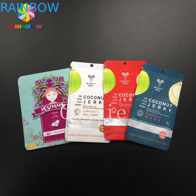 Mylar กระเป๋าจับซีลถุงอาหารเกรดการจัดเก็บเครื่องสำอางชาผงของรางวัลตัวอย่าง