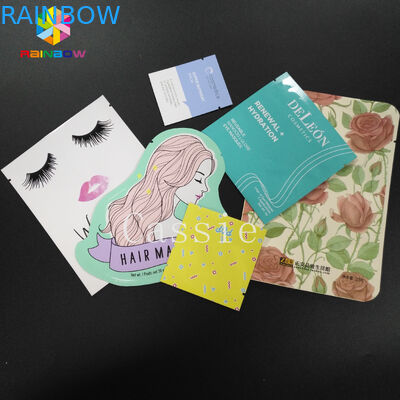 Mylar กระเป๋าจับซีลถุงอาหารเกรดการจัดเก็บเครื่องสำอางชาผงของรางวัลตัวอย่าง