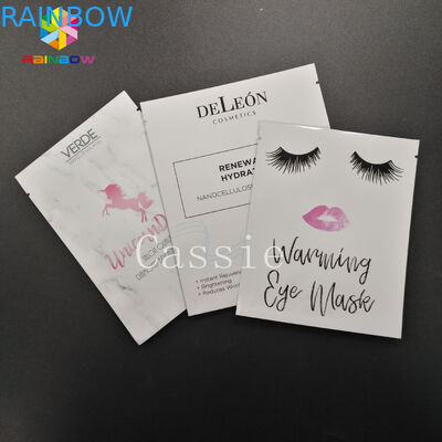 กริปซีลแบบกำหนดเองถุงบรรจุภัณฑ์เครื่องสำอางอลูมิเนียมฟอยล์สูญญากาศบรรจุภัณฑ์พอกหน้าลามิเนต