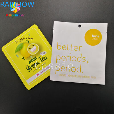 ถุงซีลแบบเปิดด้านบนแบนเปิดผนึกฉีกขาดรอย Mylar กระเป๋าอลูมิเนียม