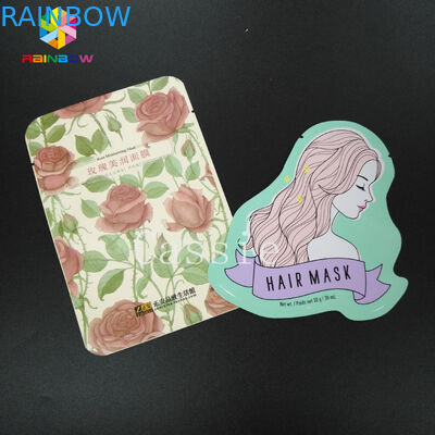 สามด้านปิดผนึก Ziplock Stand Up Pouches บรรจุภัณฑ์พอกหน้าเครื่องสำอางค์พิมพ์