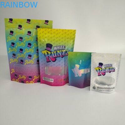 ที่กำหนดเองเคลือบสมุนไพรธูปบรรจุภัณฑ์ถุงพลาสติกล็อคซิปพิมพ์ดิจิตอล