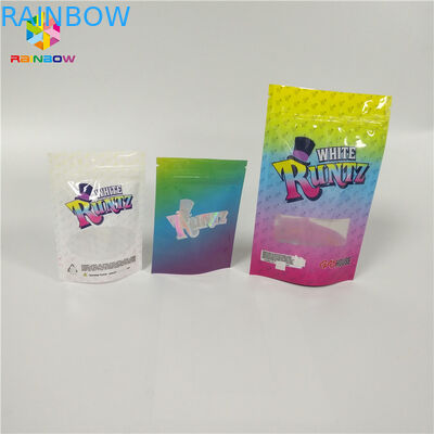 พิมพ์ CBD Candy Runtz ถุงบรรจุภัณฑ์ผนึก Ziplock ผนึกกลิ่นถุง Mylar