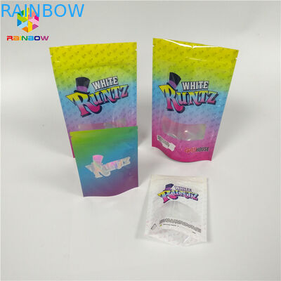 พิมพ์ CBD Candy Runtz ถุงบรรจุภัณฑ์ผนึก Ziplock ผนึกกลิ่นถุง Mylar