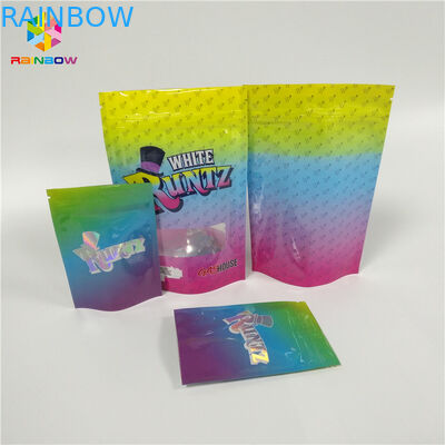 พิมพ์ CBD Candy Runtz ถุงบรรจุภัณฑ์ผนึก Ziplock ผนึกกลิ่นถุง Mylar