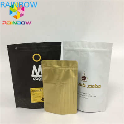 MOPP กำหนดเองพิมพ์ถุงฟอยล์อลูมิเนียมป้องกันความชื้นซิปล็อคด้วยวาล์ว