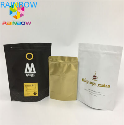 ถุงบรรจุภัณฑ์ฟอยล์ลามิเนตขององค์การอาหารและยาซิปยืนขึ้นกระเป๋าด้วยการพิมพ์กราเวีย