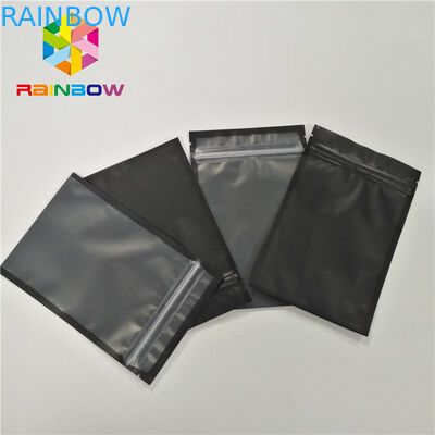 พิมพ์ถุงพลาสติกสามด้านแบบกำหนดเองสำหรับบรรจุภัณฑ์โทรศัพท์เปลือกด้วยซิปและหน้าใส