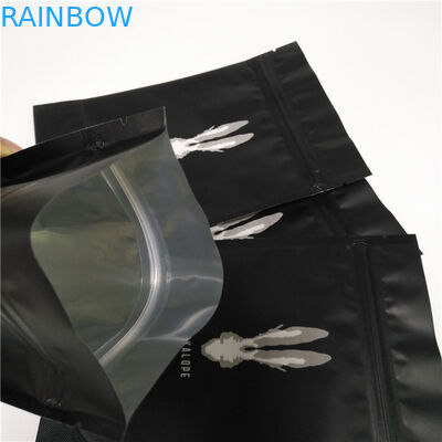 250 กรัมเคลือบฟิล์มบรรจุภัณฑ์อาหารสีดำยืนขึ้นถุงกาแฟองค์การอาหารและยา SGS อนุมัติ