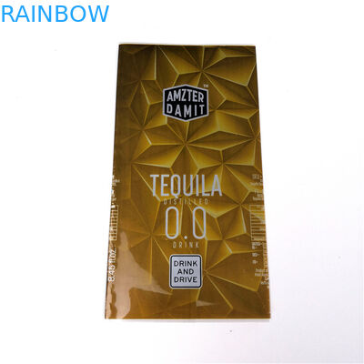 สีเต็มพิมพ์ PET Heat Shrink Sleeve เครื่องดื่มฉลากหดตัวโลโก้ที่กำหนดเองไวต่อความร้อน