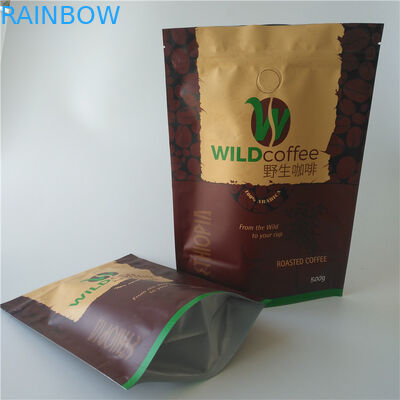 กำหนดเองพิมพ์อลูมิเนียมฟอยล์ลุกขึ้นยืนกระเป๋าเสร็จสิ้นด้านรีไซเคิล PDA อนุมัติ SGS