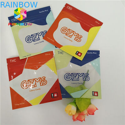 ผนึกธูปสมุนไพรบรรจุภัณฑ์ถุงพลาสติก 3 ด้านปิดผนึกด้วยรอยฉีกขาดซิป