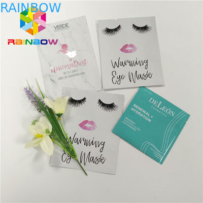 ตราสามด้านแบบกำหนดเองพิมพ์ Stand Up Pouches กระเป๋าเครื่องสำอางอลูมิเนียมฟอยล์