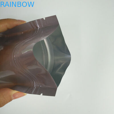 สีเงินธรรมดายืนถุงซิปกระเป๋าบรรจุภัณฑ์ลามิเนตที่กำหนดเอง