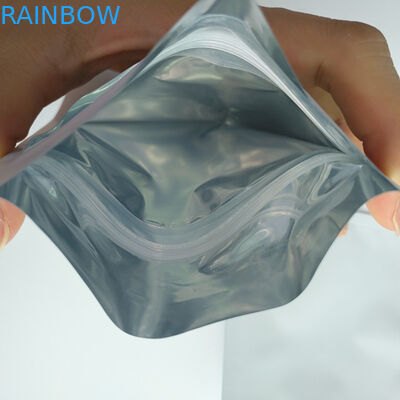 3 ด้านซีล Matte ยืนขึ้นบรรจุภัณฑ์กระเป๋ายืนขึ้นซิปเด็กหลักฐาน