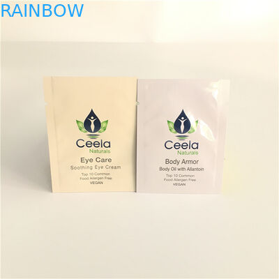 ซองซีลอลูมิเนียมฟอยล์ถุงพลาสติกสำหรับผลิตภัณฑ์ดูแลผิวหน้าครีมบำรุงผิวหน้า