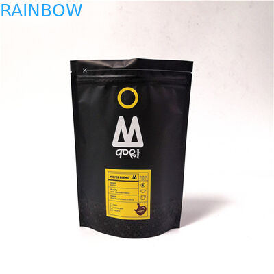 ยืนขึ้นถุงพลาสติกบรรจุภัณฑ์อาหารเกรดอลูมิเนียมฟอยล์ถุงกาแฟพิมพ์ Gravnre