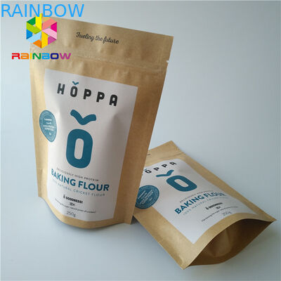 ถุงบรรจุภัณฑ์ขนมขบเคี้ยวยืนขึ้นซิปล็อคถุงพลาสติกใสใสพร้อมหน้าต่าง