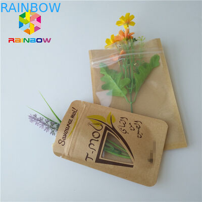 ผนึกกระดาษที่กำหนดเองถุงอาหารเกรดสามด้านประทับตราอลูมิเนียมฟอยล์บรรจุภัณฑ์คุกกี้