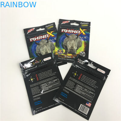 ตราสามด้านยืนถุงกาแฟพลาสติก Mylar Zip Lock บรรจุภัณฑ์ยาสูบวัชพืช