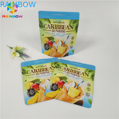 ชาผง / กาแฟบรรจุภัณฑ์ยืนขึ้นถุงซิปถุงซิปล็อคด้าน Doypack