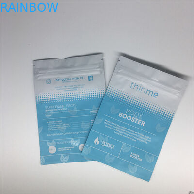 บรรจุภัณฑ์ธูปสมุนไพรอาหารเกรดยืนขึ้นกระเป๋าพิมพ์ถุง Ziplock กำหนดเอง