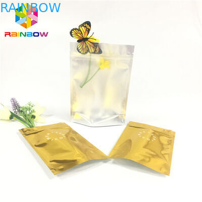 ล้างหน้า Doypack ฟอยล์กระเป๋าบรรจุภัณฑ์ Mylar ถุงซิปล็อคตัวอย่างเครื่องสำอางซอง