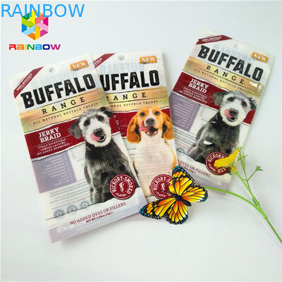 ถุงบรรจุ Ziplock พลาสติกตราสามด้านยืนขึ้นถุงสำหรับอาหาร